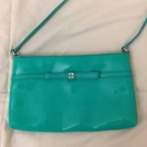 Kate Spade patent teal crossbody!